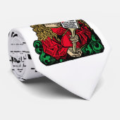 St. Cecilia mit Hymn Board (Nürnberg) Krawatte (Gerollt)