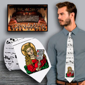 St. Cecilia mit Hymn Board (Nürnberg) Krawatte