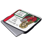 St. Cecilia mit Hymn Board (Nürnberg) Laptopschutzhülle (Vorne Knopf)