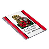 St. Cecilia mit Hymn Board (Nürnberg) Notizblock (Rechte Seite)