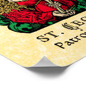 St. Cecilia mit Hymn Board (Nürnberg) Poster (Ecke)