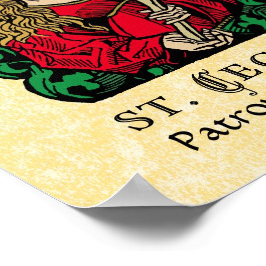 St. Cecilia mit Hymn Board (Nürnberg) Poster (Ecke)