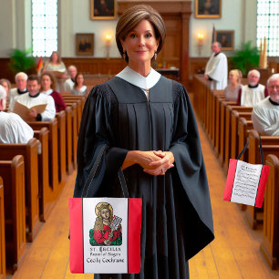 St. Cecilia mit Hymn Board (Nürnberg) Tote Bag Tasche