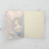 St. Cecilia Musicians Religious Catholic Saint Karte (Innenseite)