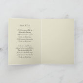 St. Cecilia Patroness of Musicians Religious Karte (Innenseite)