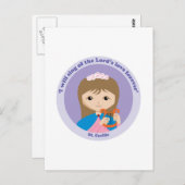 St. Cecilia Postkarte (Vorne/Hinten)