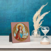 St. Cecilia von Rom (BK 003) 5,25"x5,25" Platz Fotoplatte (InSitu)