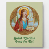 St. Cecilia von Rom (BK 003) 8"x10" Fotoplatte (Vorderseite)