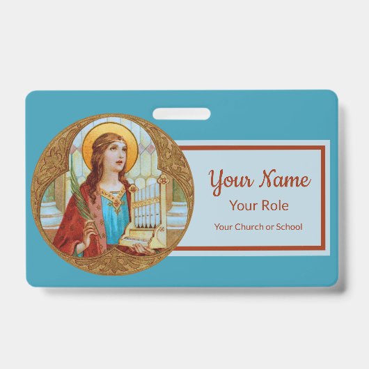 St. Cecilia von Rom (BK 003) Ausweis (Vorderseite)