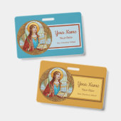 St. Cecilia von Rom (BK 003) Ausweis (Vorder- & Rückseite)