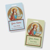 St. Cecilia von Rom (BK 003) Ausweis (Vorder- & Rückseite)