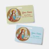 St. Cecilia von Rom (BK 003) Ausweis (Vorder- & Rückseite)