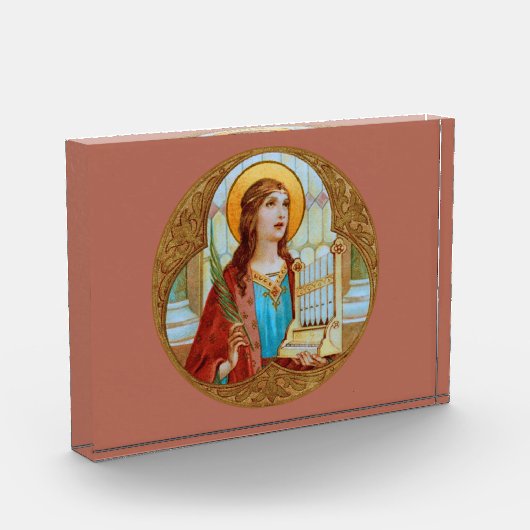 St. Cecilia von Rom (BK 003) Horizontal Fotoblock (Links)