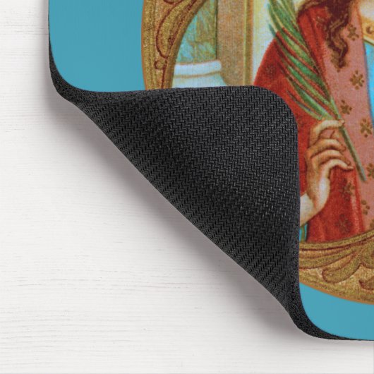 St. Cecilia von Rom (BK 003) Horizontal Mousepad (Ecke)