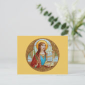 St. Cecilia von Rom (BK 003) Horizontale Postkarte (Stehend Vorderseite)