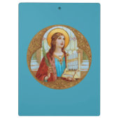 St. Cecilia von Rom (BK 003) Klemmbrett (Rückseite)