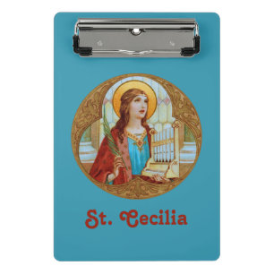 St. Cecilia von Rom (BK 003) Mini Klemmbrett