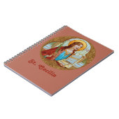 St. Cecilia von Rom (BK 003) Notizblock (Linke Seite)