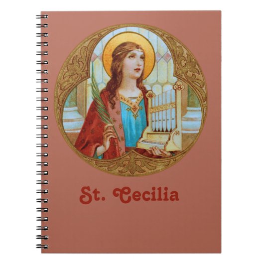 St. Cecilia von Rom (BK 003) Notizblock (Vorderseite)