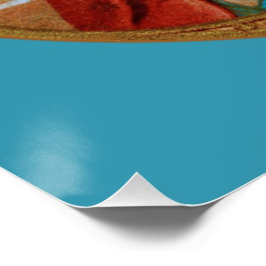 St. Cecilia von Rom (BK 003) Poster (Ecke)