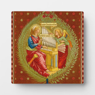 St. Cecilia von Rom (SNV 36) 5,25"x5,25" Platz Fotoplatte