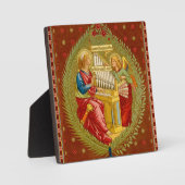 St. Cecilia von Rom (SNV 36) 5,25"x5,25" Platz Fotoplatte (Vorderseite)