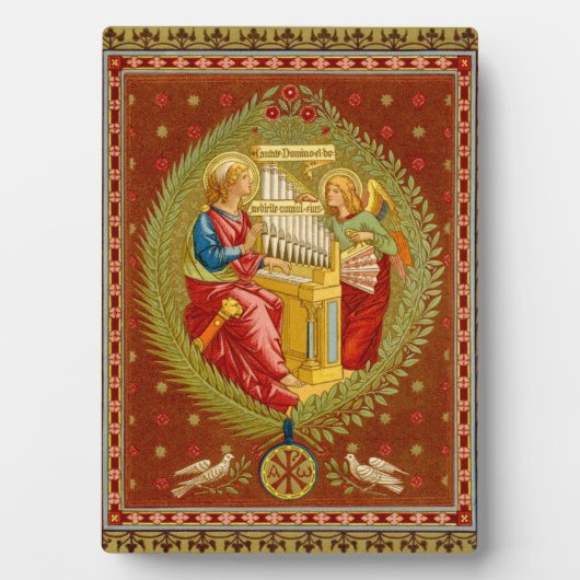 St. Cecilia von Rom (SNV 36) 5"x7" Fotoplatte (Vorderseite)