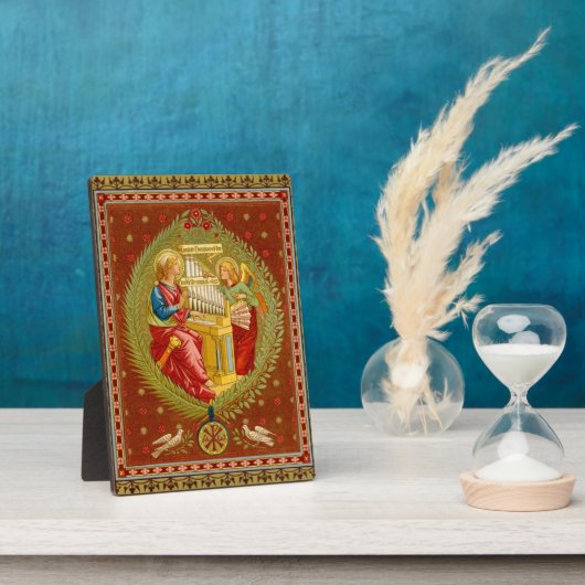 St. Cecilia von Rom (SNV 36) 5"x7" Fotoplatte (Seite)