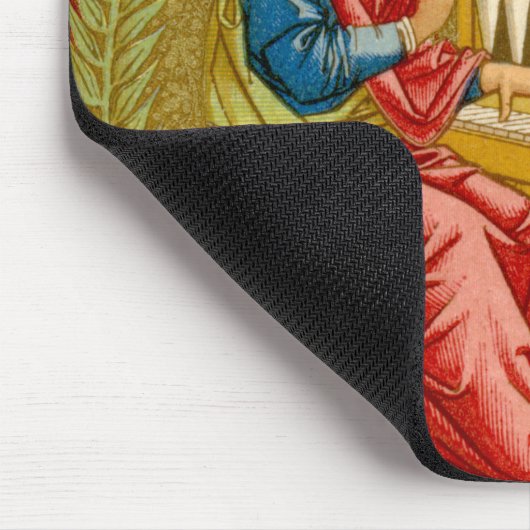 St. Cecilia von Rom (SNV 36) Horizontal Mousepad (Ecke)