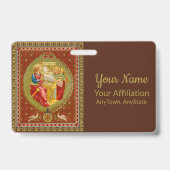 St. Cecilia von Rom (SNV 36, Stil 2) Ausweis (Rückseite)