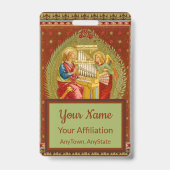 St. Cecilia von Rom (SNV 36, Stil 3) Ausweis (Rückseite)