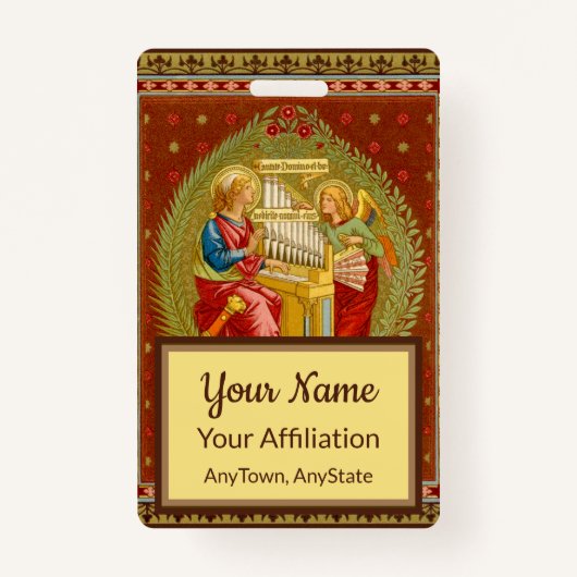 St. Cecilia von Rom (SNV 36, Stil 3) Ausweis (Vorderseite)