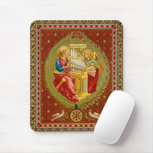 St. Cecilia von Rom (SNV 36) Vertikal Mousepad (Mit Mouse)