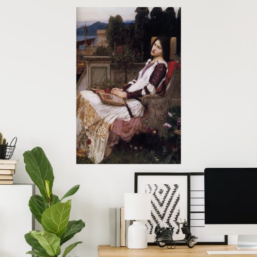 St Cecilia - Wasserhaus Poster (Heimbüro)