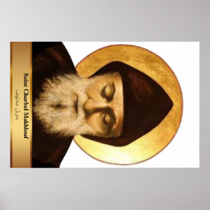 St. Charbel  91,44 cm x 60,93 cm Kirchenposter Poster