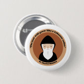 St. Charbel Makhluf Button (Vorne & Hinten)