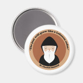 St. Charbel Makhluf Magnet (Vorderseite/Rückseite)