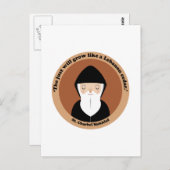 St. Charbel Makhluf Postkarte (Vorne/Hinten)