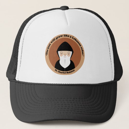 St. Charbel Makhluf Truckerkappe (Vorderseite)
