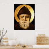 St. Charbel (Sharbel) Makhlouf Maronite Poster (Küche)