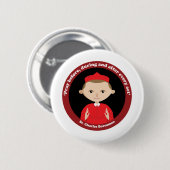 St. Charles Borromeo Button (Vorne & Hinten)