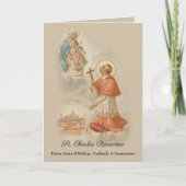 St Charles Borromeo Karte (Vorderseite)