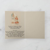 St Charles Borromeo Karte (Innenseite)