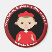 St. Charles Borromeo Magnet (Vorne)