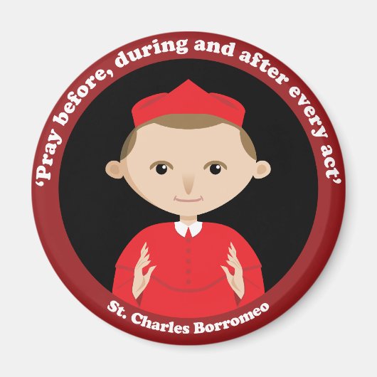 St. Charles Borromeo Magnet (Vorne)