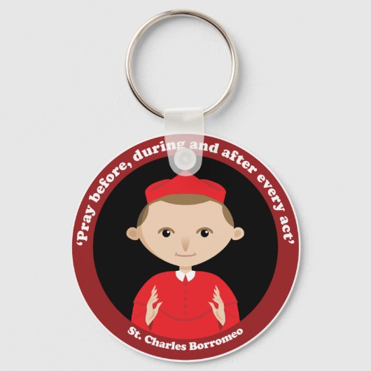 St. Charles Borromeo Schlüsselanhänger (Vorderseite)