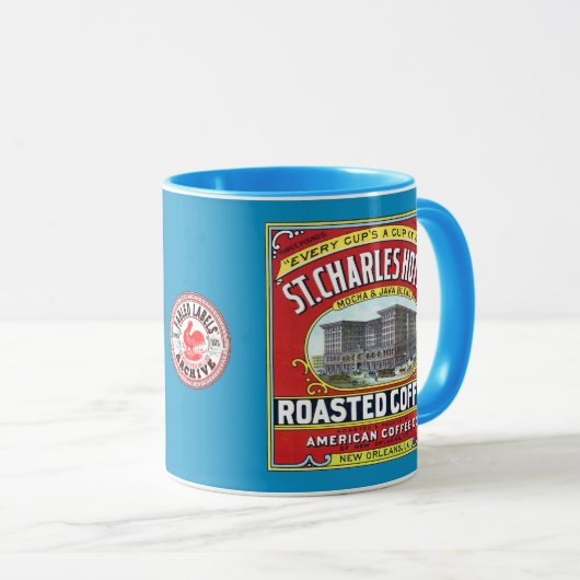 St Charles Hotel Roasted Kaffee Tasse (VorderseiteRechts)