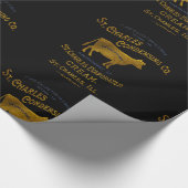 St Charles Illinois DAIRY COW MILK CREAM 1899 Geschenkpapier (Ecke)
