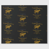 St Charles Illinois DAIRY COW MILK CREAM 1899 Geschenkpapier (Flach)