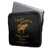 St Charles Illinois DAIRY COW MILK CREAM 1899 Laptopschutzhülle (Vorderseite Links)
